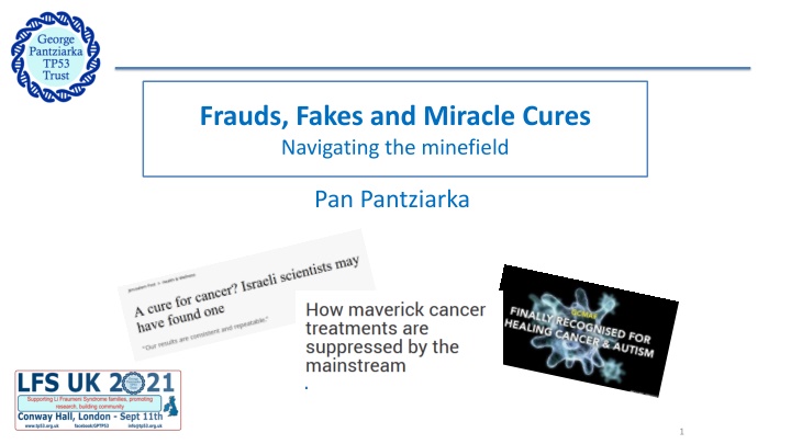 frauds fakes and miracle cures navigating