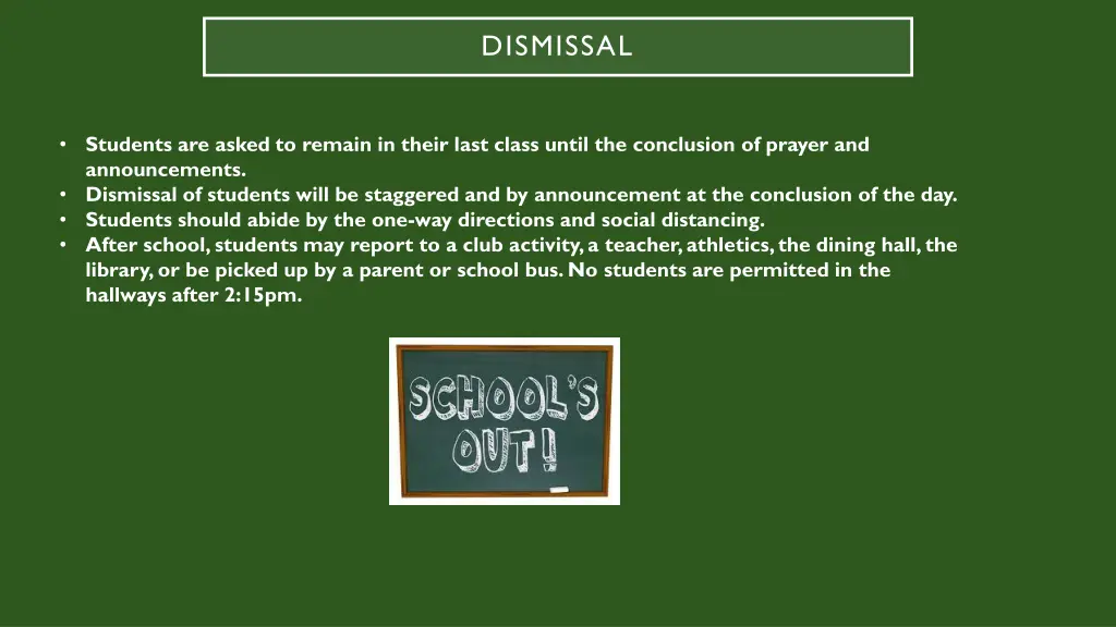 dismissal