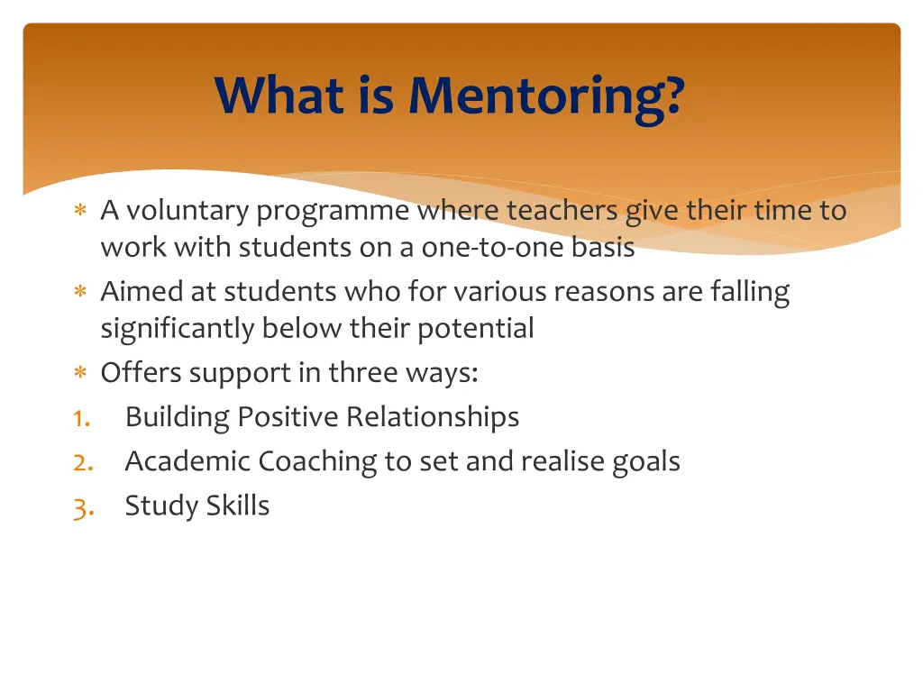 what is mentoring