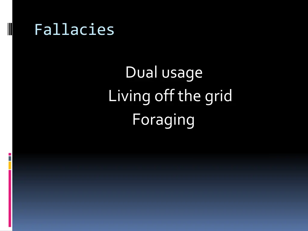 fallacies