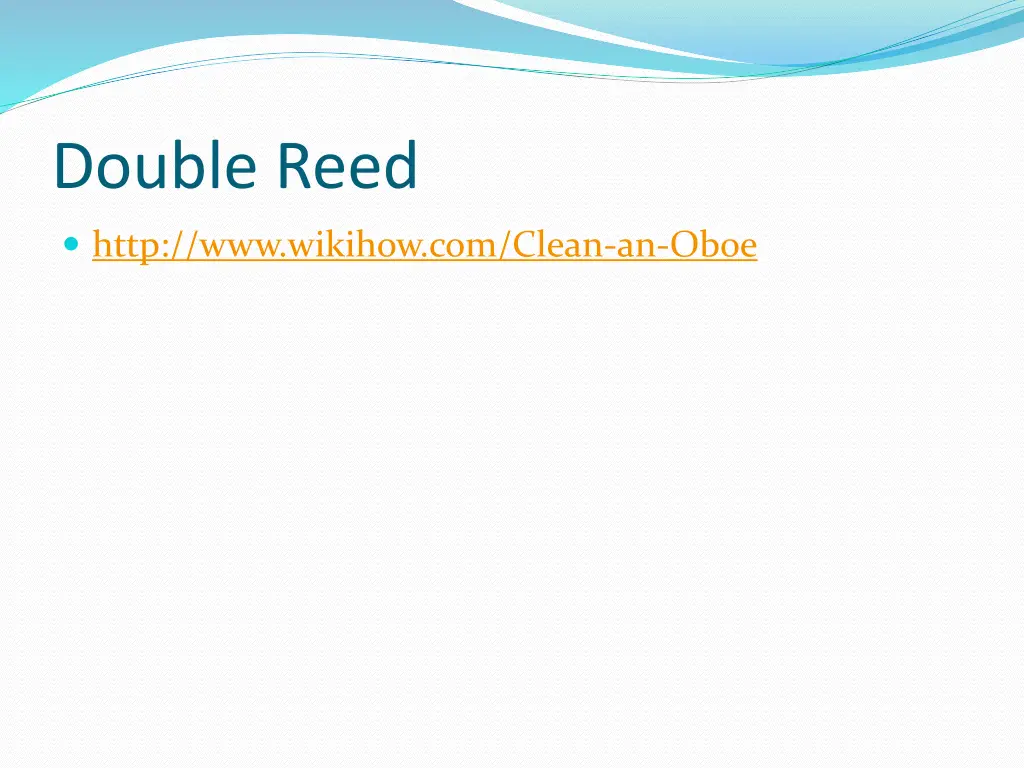 double reed