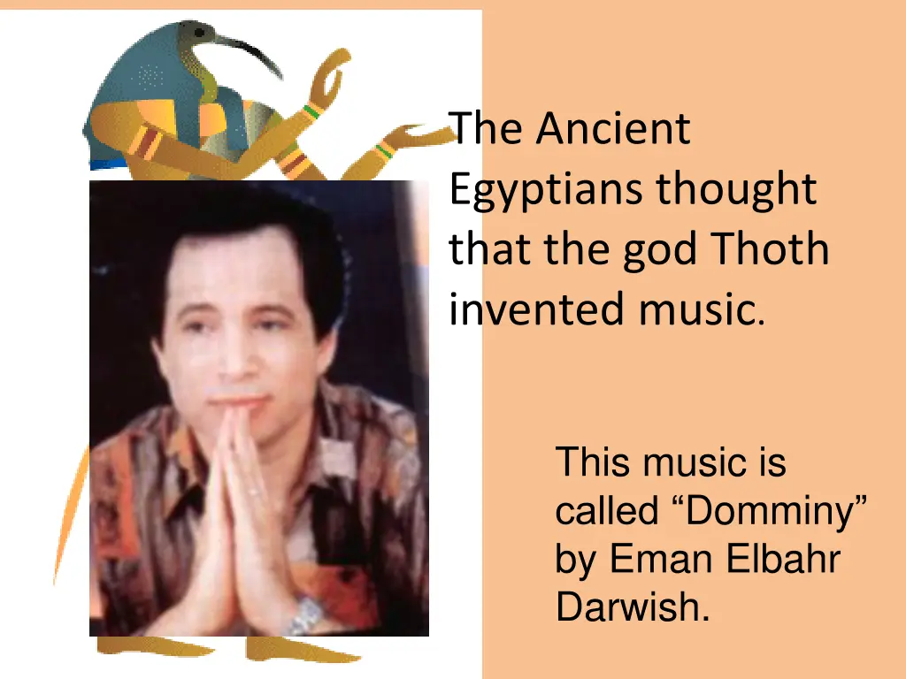 the ancient egyptians thought that the god thoth