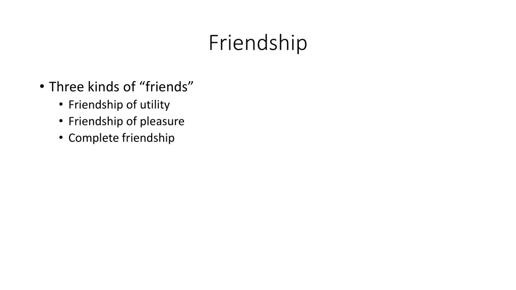 friendship 1