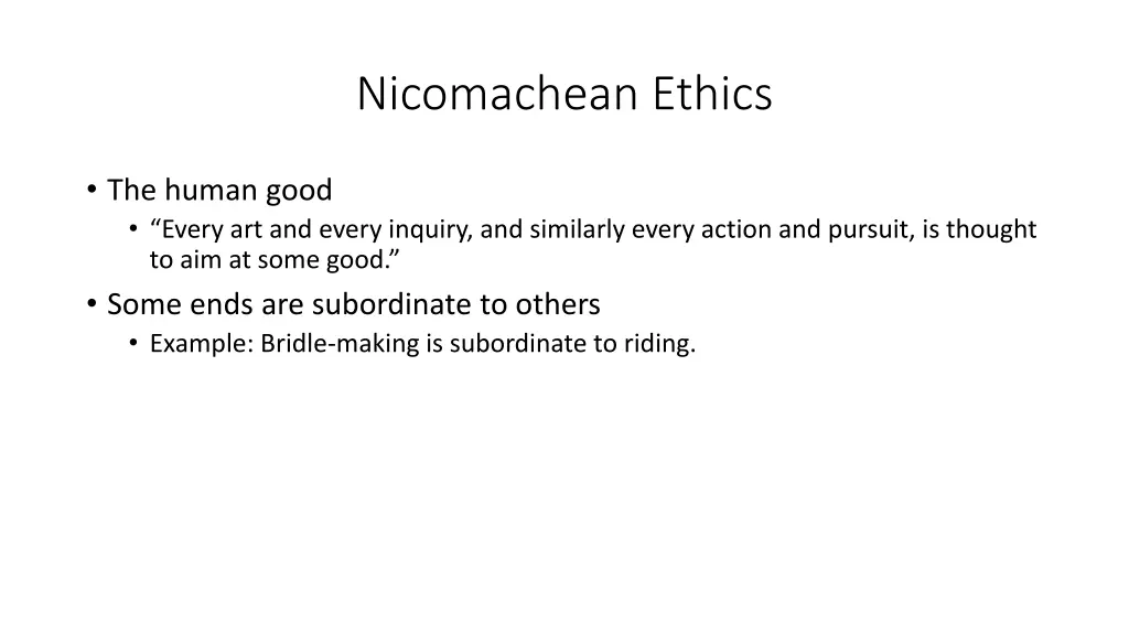 nicomachean ethics 1