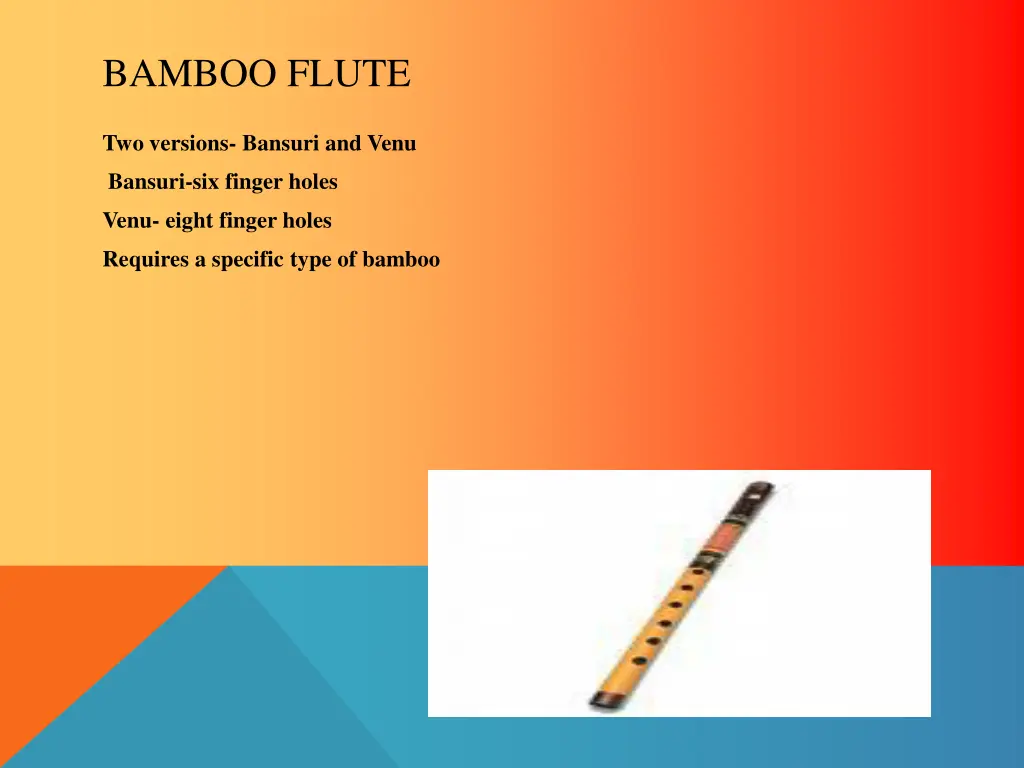 bamboo flute