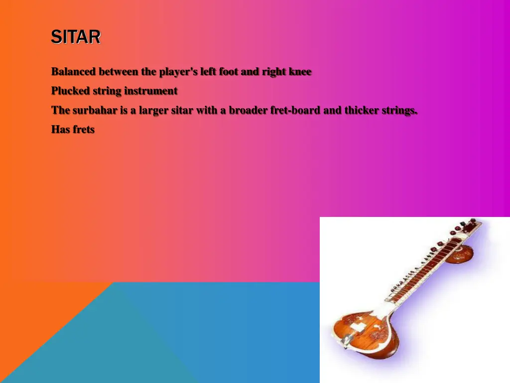 sitar