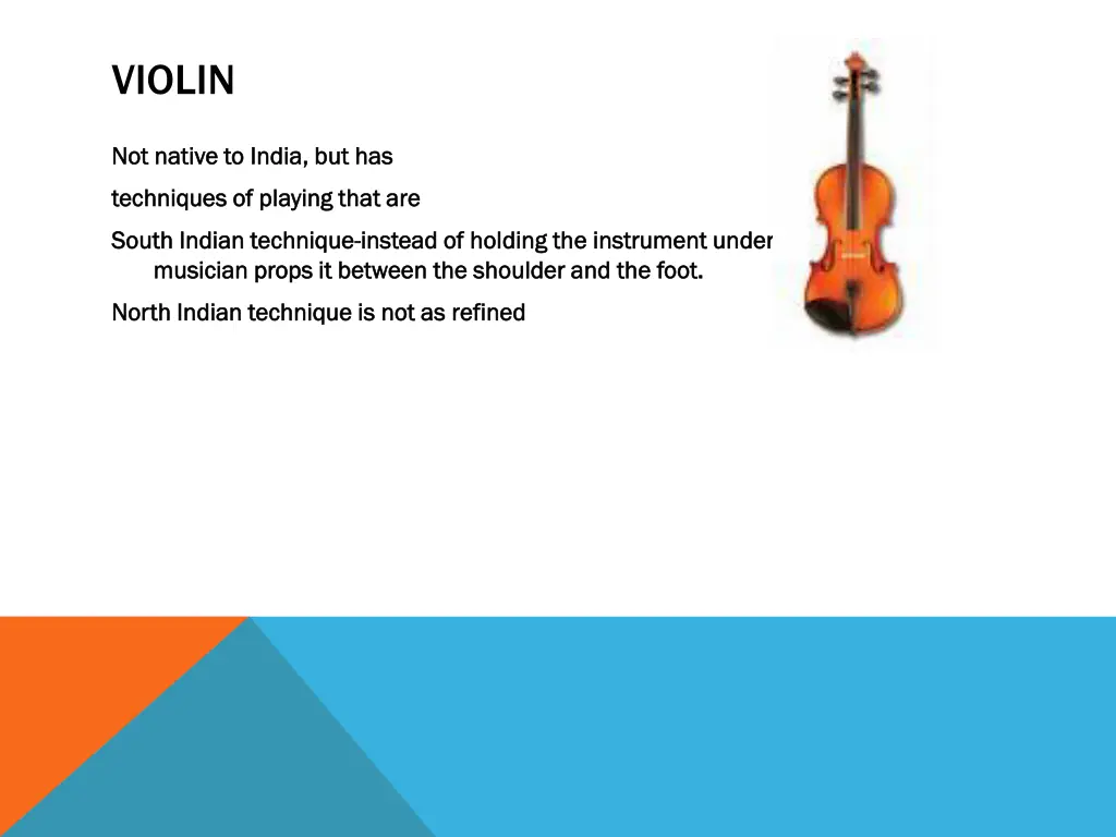 violin