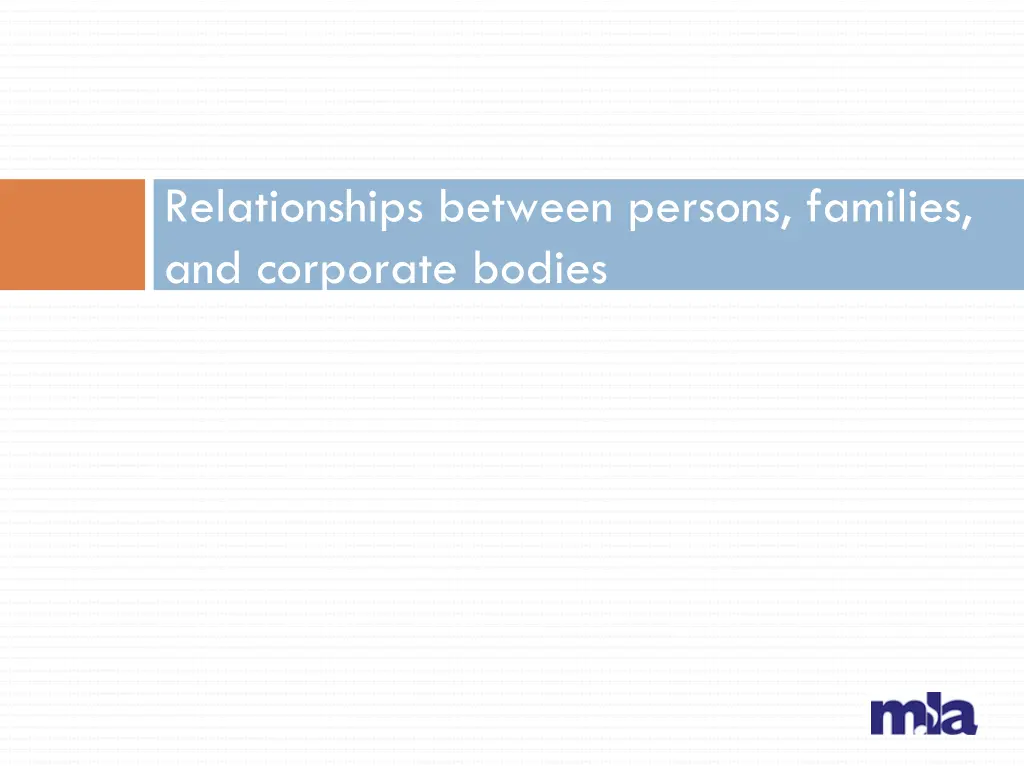 relationships between persons families