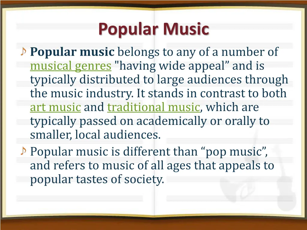 popular music