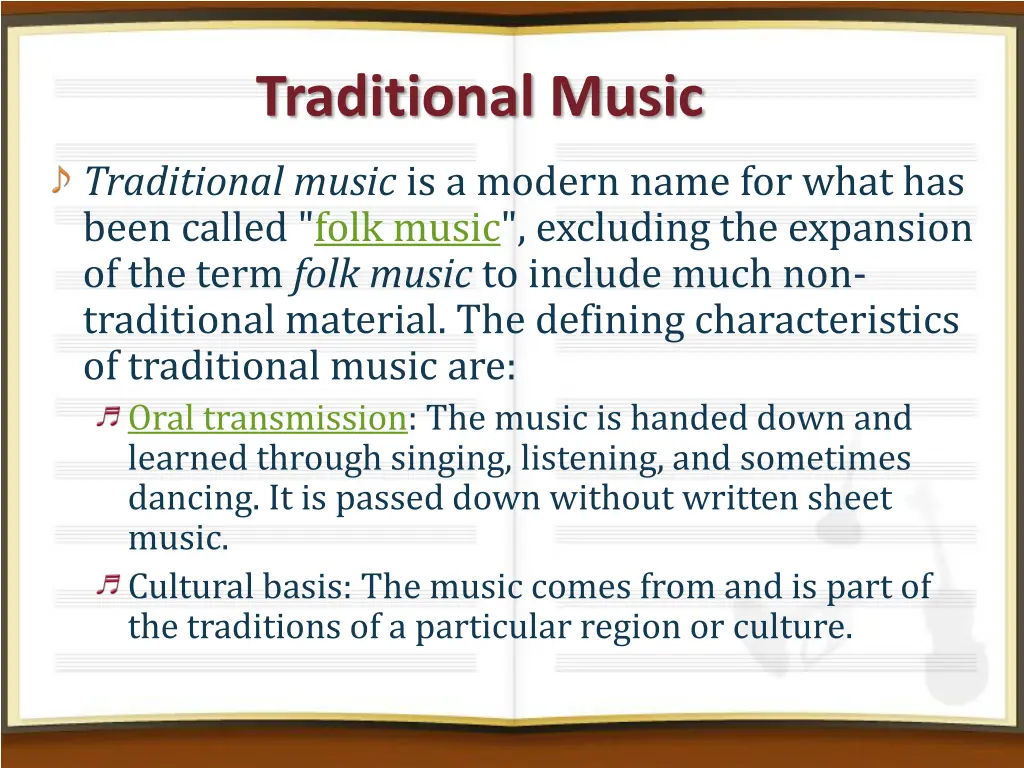 traditional music