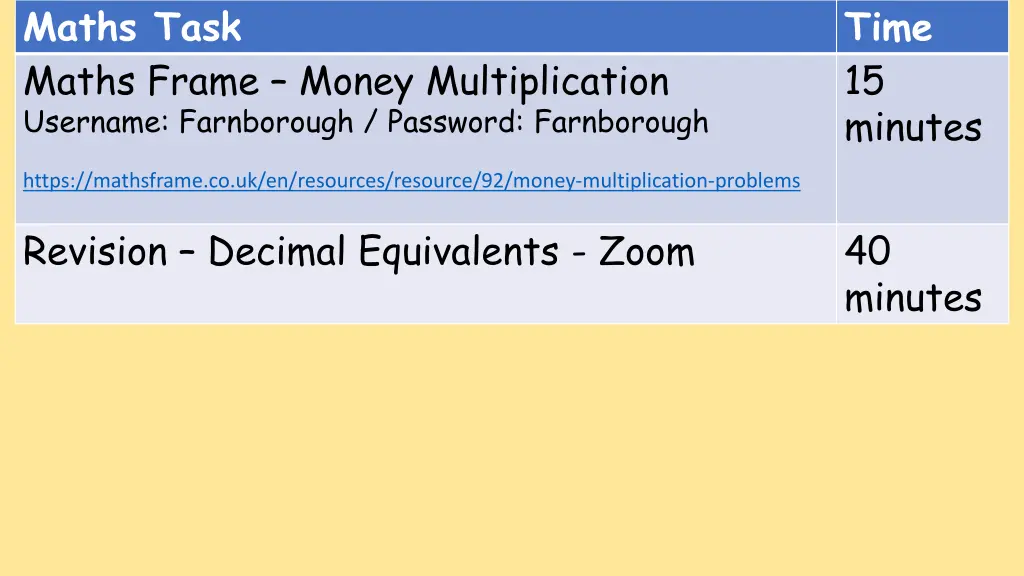 maths task maths frame money multiplication