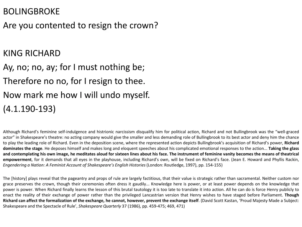 bolingbroke are you contented to resign the crown