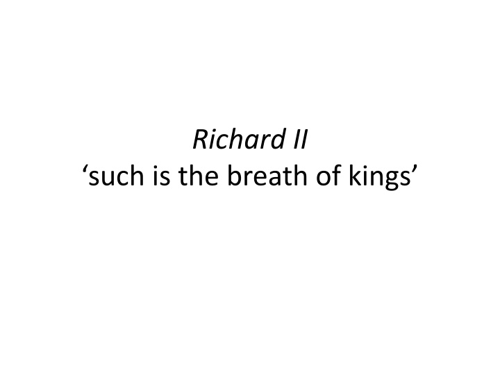 richard ii