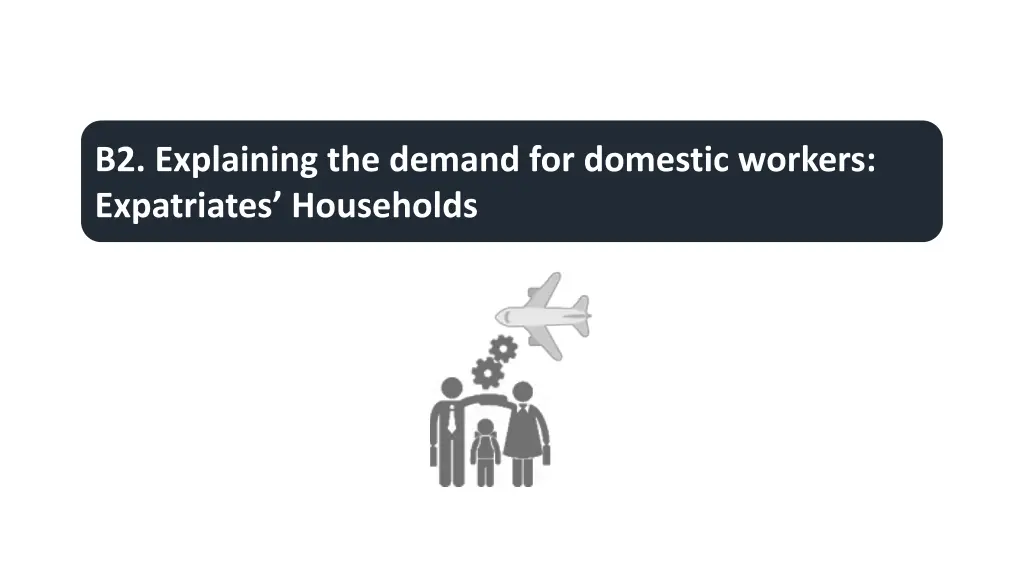 b2 explaining the demand for domestic workers