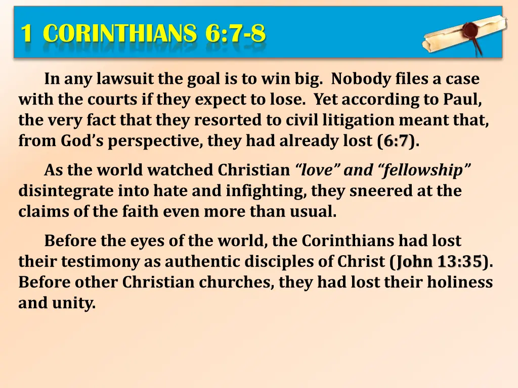 1 corinthians 6 7 8 1