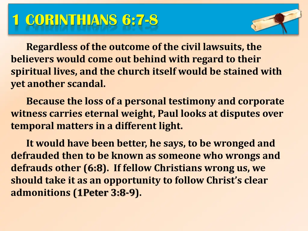 1 corinthians 6 7 8 2