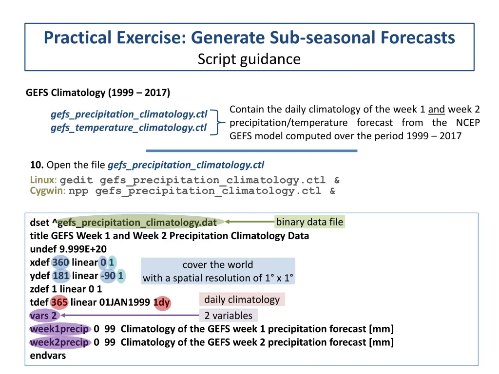 practical exercise generate sub seasonal 3