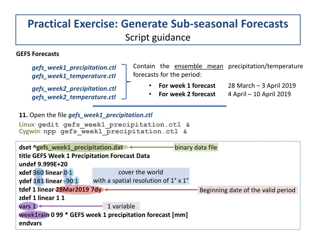 practical exercise generate sub seasonal 4