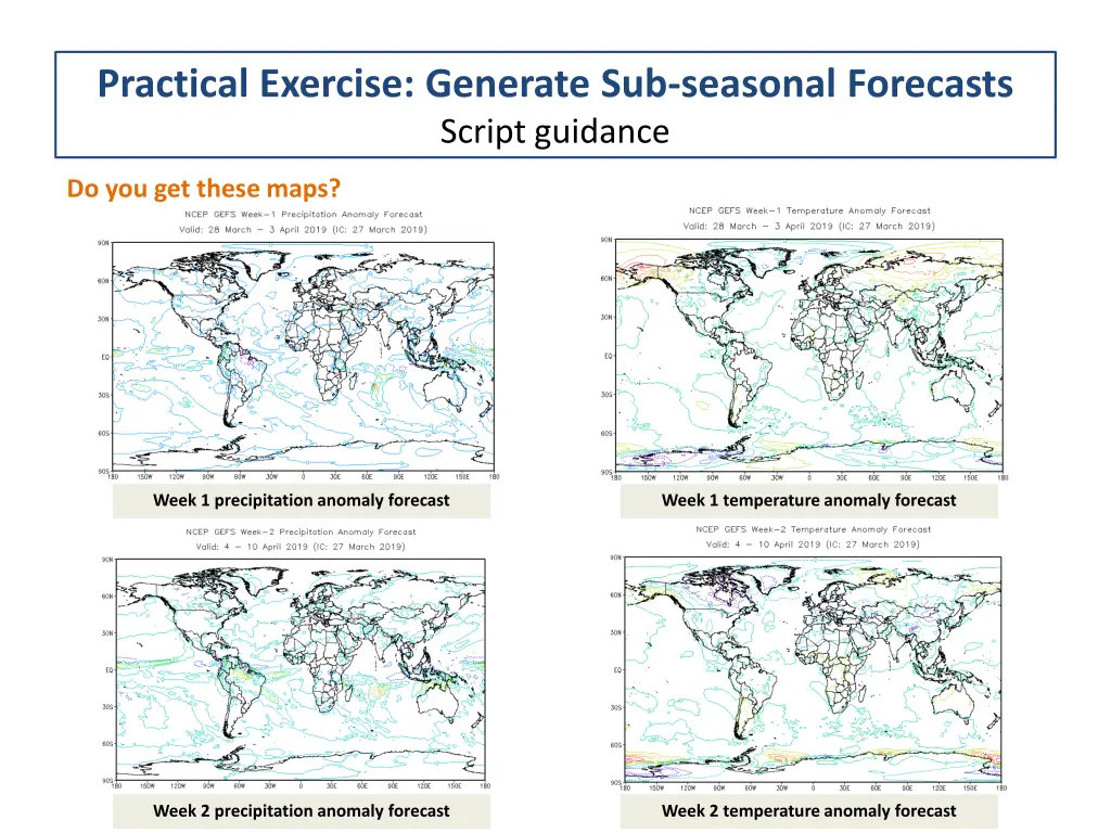 practical exercise generate sub seasonal 6