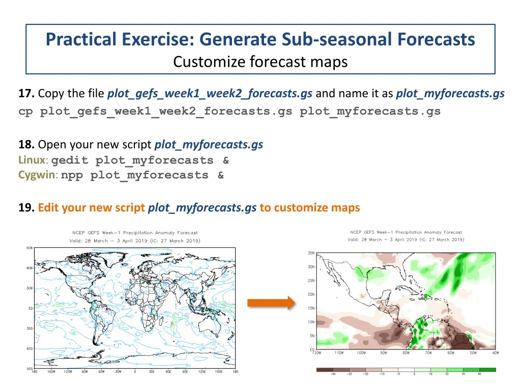 practical exercise generate sub seasonal 7