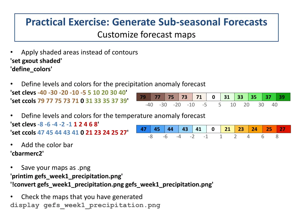 practical exercise generate sub seasonal 9