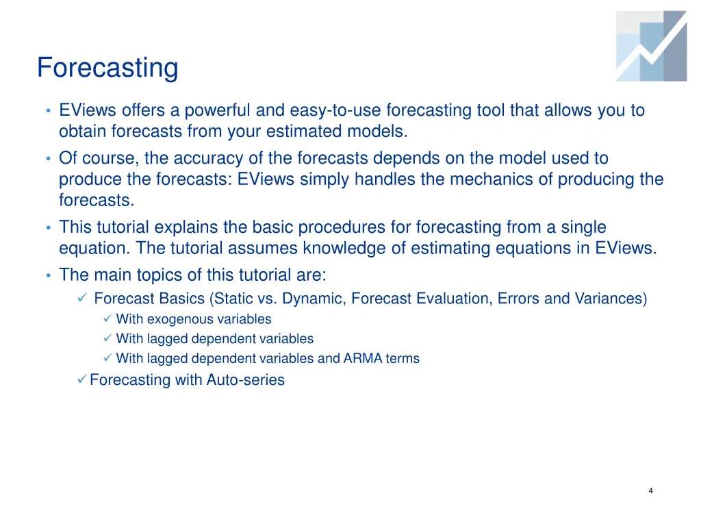 forecasting