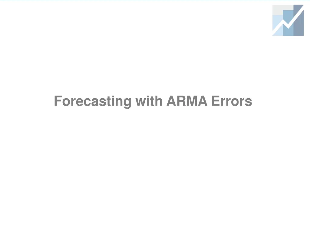 forecasting with arma errors