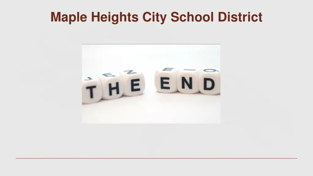 maple heights city school district