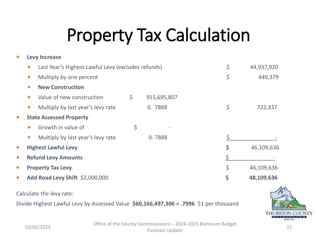 property tax calculation property tax calculation