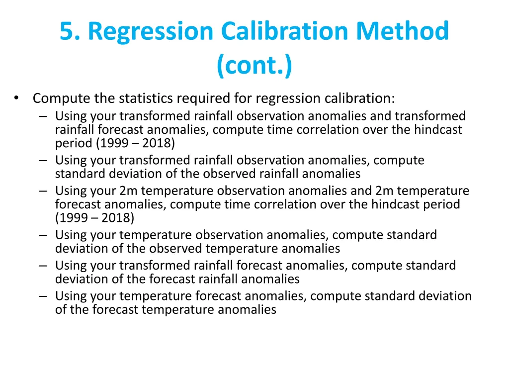 5 regression calibration method cont 3