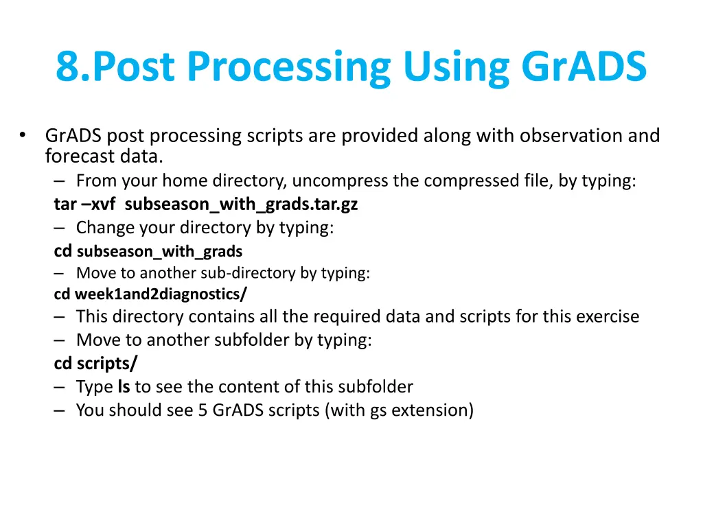 8 post processing using grads