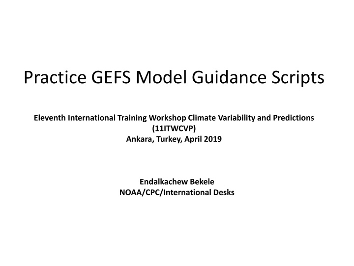 practice gefs model guidance scripts