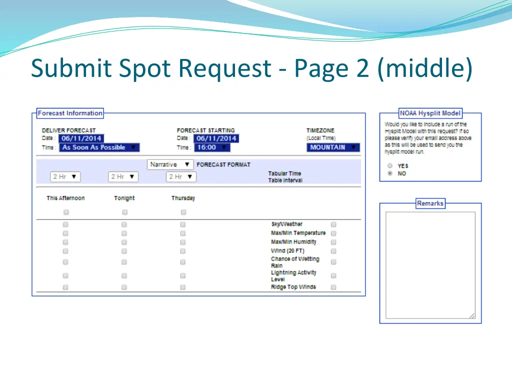 submit spot request page 2 middle