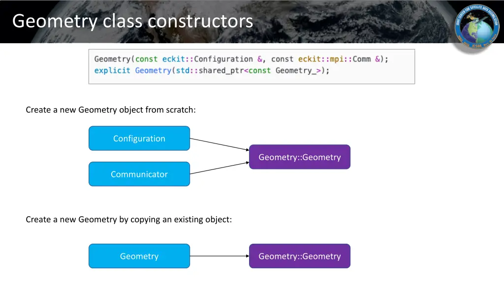 geometry class constructors