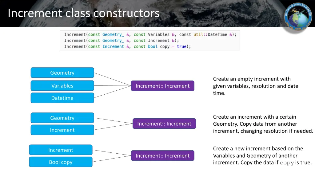 increment class constructors