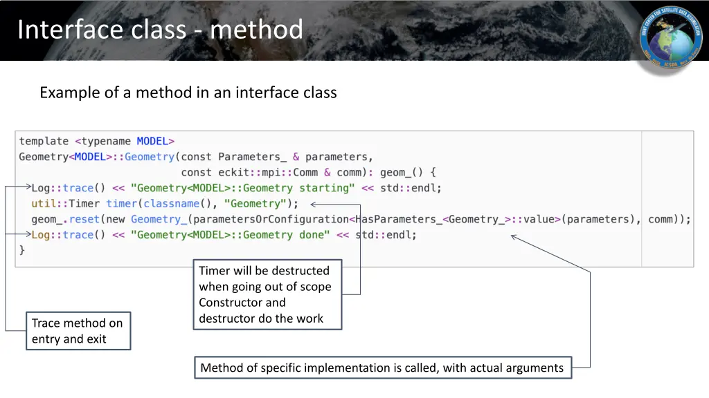 interface class method