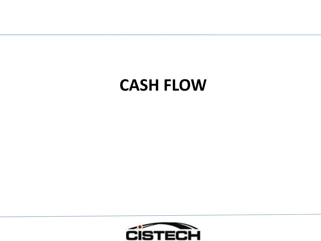 cash flow