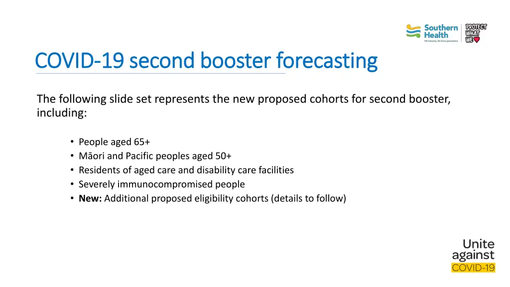 covid covid 19 second booster forecasting