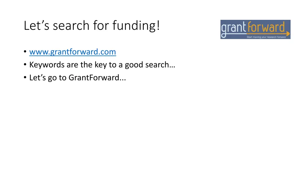 let s search for funding 2