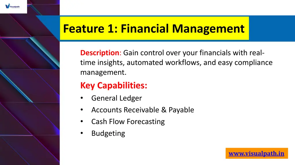 feature 1 financial management