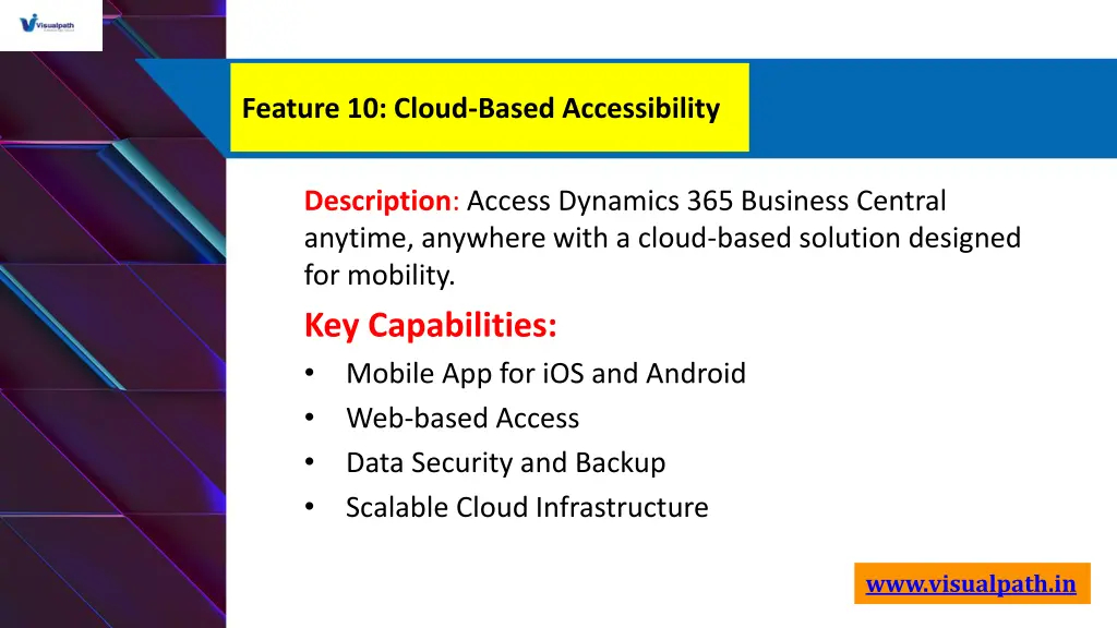 feature 10 cloud based accessibility