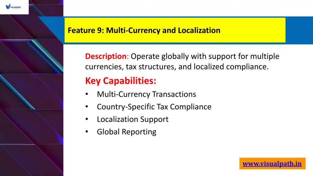 feature 9 multi currency and localization