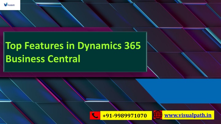 top features in dynamics 365 business central