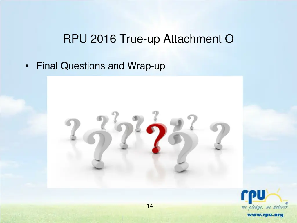 rpu 2016 true up attachment o