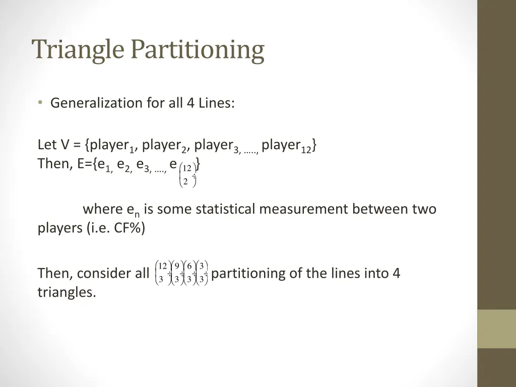 triangle partitioning 1