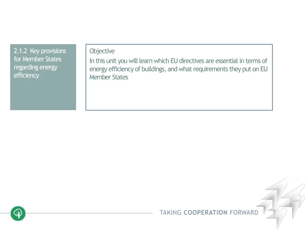 2 1 2 key provisions for member states regarding