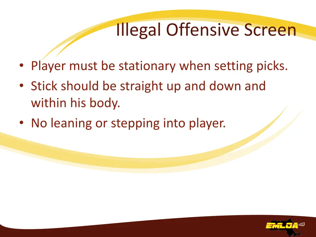 illegal offensive screen