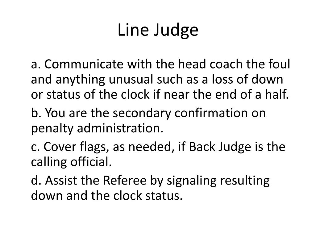 line judge