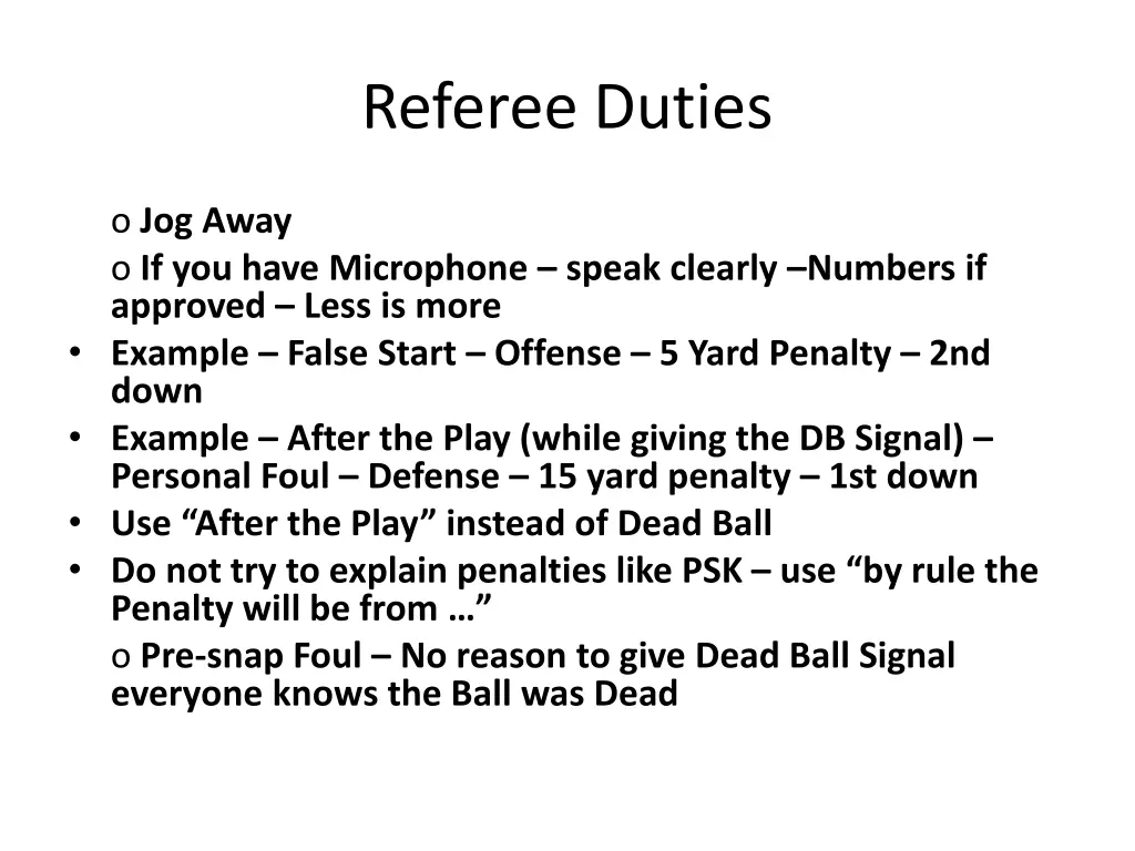 referee duties 1