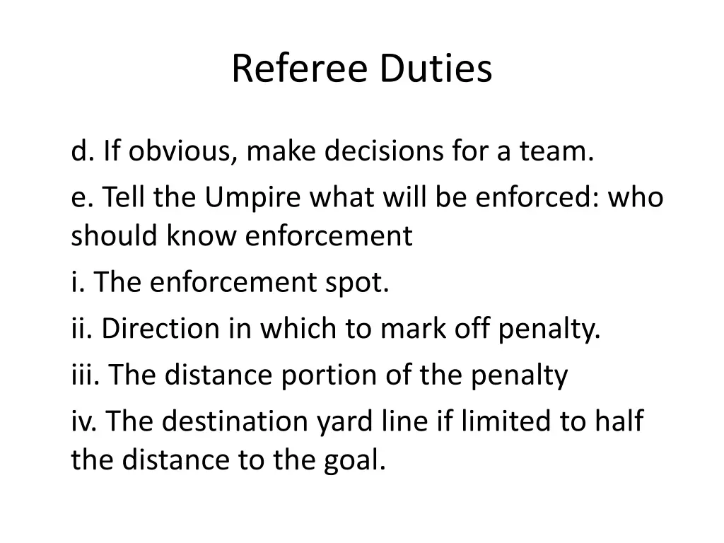 referee duties 2